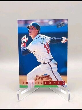 1995 CHIPPER JONES Fleer Ultra Gold Medallion #347 HOF Atlalnta Braves